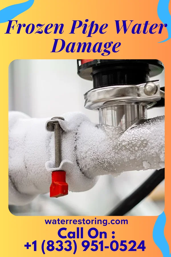Frozen Pipe Water Damage in Connecticut Farms, NJ